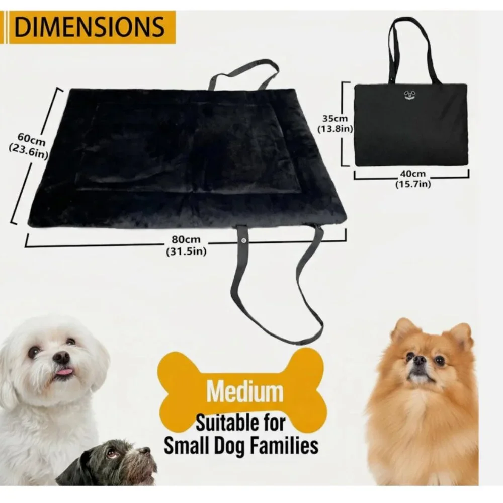 Topyangs Portable Dog Mat, Waterproof Outdoor Pet Mat for Camping Sleeping, Pet